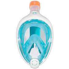 Masque de snorkeling Easybreath bleu tribord