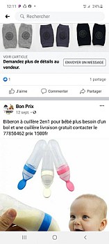 Biberon à cuillère pour bébé