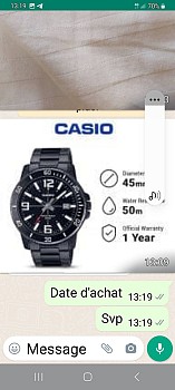 Montre Casio R f rence 5058 Djibouti