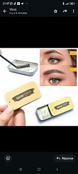 Savon de sourcils ou gel