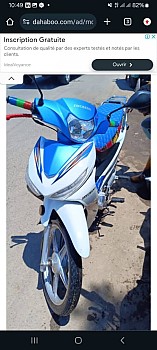 Moto Chengcheng 110 cc en excellent état avec assurance et documents complets