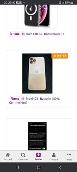 iPhone 11 Pro 256 Go, comme neuf