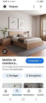 Chambres à coucher dans emballages neufs