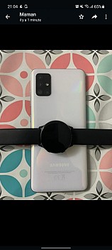 Samsung Galaxy A51 et watch active