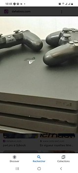 Console PS4 pro version Française