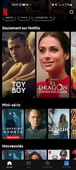 Compte Netflix négociable à petit prix