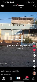 Maison à vendre à Hodan 2, F4 avec parking - Prix négociable