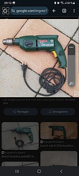 Perceuse et boulonneuse verte à vendre