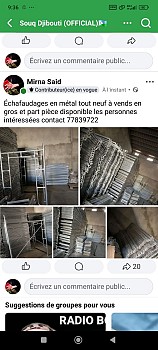 Échafaudages en métal neufs en gros