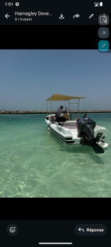 Barque srilankaise équipée, 115 CV, homologuée, avec remorque incluse