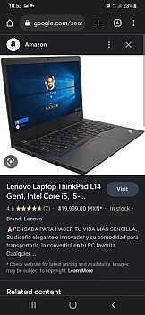 PC portable Lenove Thinkpad L14