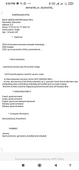Cherche emploi