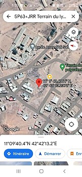 Terrain de 150m2 près du lycée Arrey à Ali Sabieh avec titre de propriété