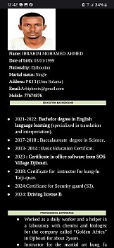 Anglophone en Recherche de Stage/recrutement