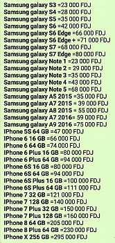 Liste des prix de Telephone moins cher