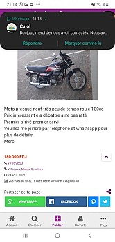 Moto neuve avec assurance