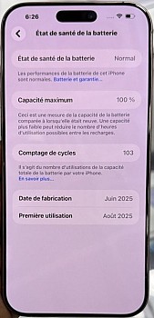 iPhone 16 Pro Max, Or (Gold), Garantie 10 mois