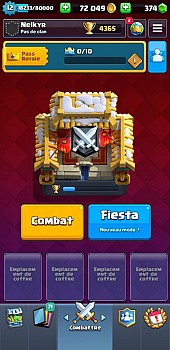 Compte Clash Royal niveau 12