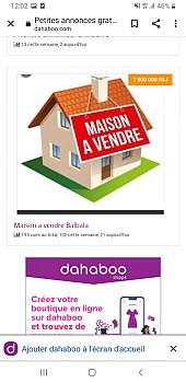 Maison dans la Ville d\'Ali-Sabieh à bas prix.