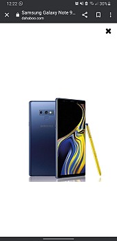 Samsung Note 9 Bleu, 128Go, 6Go RAM, Très Bon État