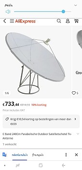 Parabole d\'occasion en excellent état