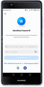 Debloquage Compte Huawei ID