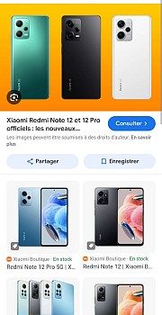 Smartphone Redmi Note 12 en très bon état