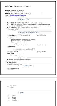 Jeune diplômé en Gestion et Logistique à la recherche d\'un emploi ou stage