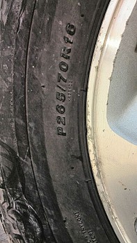 Pneus d'occasion 265/15