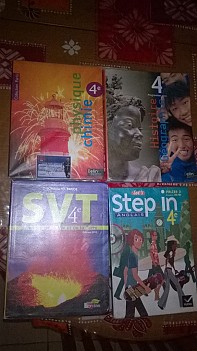 Livres scolaires de 4°