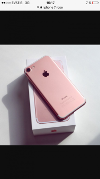 Téléphone iPhone7 couleur rose 32GB