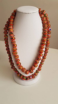 Authentique collier de perles de Kiffa (Mauritanie)