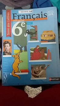 Livre Francais 6eme