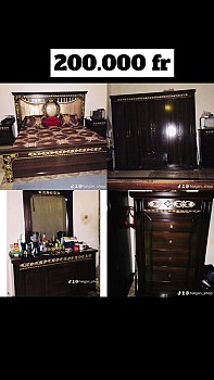Chambre à coucher en bois