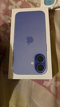 iPhone 16 Bleu 128Gb, Batterie 100%, Comme Neuf
