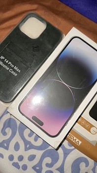iPhone 14 Pro Max 128 Go, état neuf avec accessoires