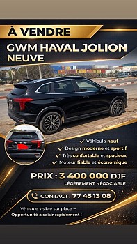 GWM Haval Jolion Quasi Neuve - Disponible à la Vente