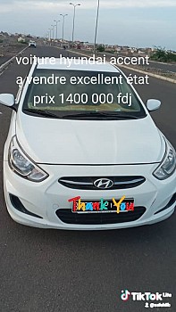 Hyundai Accent 2016, automatique, gazoil, blanc