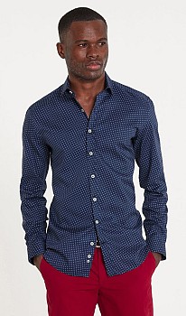 Chemise marque cafe coton deals