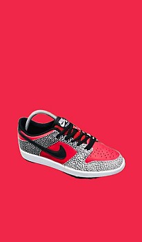 Basket Air force 1 Red Black