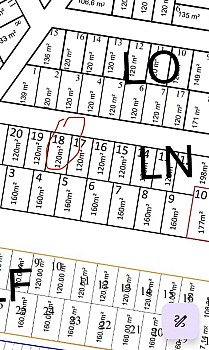 Terrain viabilisé de 120m2 à Barwaqo II phase 2, prêt à construire