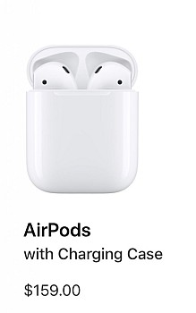 AirPod 1 Original, mais sans chargeur malheureusement .