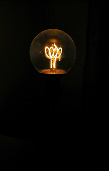 Lampe filaments style XIXe siècle