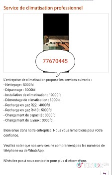 Réparation et maintenance de climatiseurs, plomberie et électricité disponible