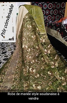 Boubou de mariée style soudanais