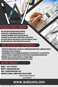 Bureau d'etude Wais Associates pour tout vos projets de construction.