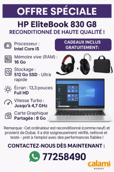 HP EliteBook 830 G8 - Ordinateur Reconditionné de Haute Qualité !