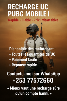 Recharge UC pour Pubg