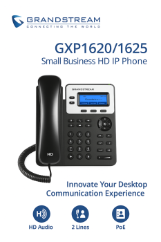 Téléphone IP HD GXP1620/GXP1625 pour petites entreprises