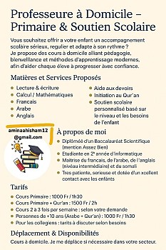 Cours à domicile pour enfant, pédagogie moderne et bienveillance